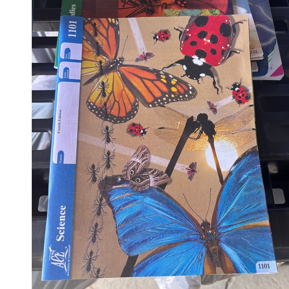 ACE Science PACE 1101 Student Workbook Fourth Edition Tan Homeschool Biology